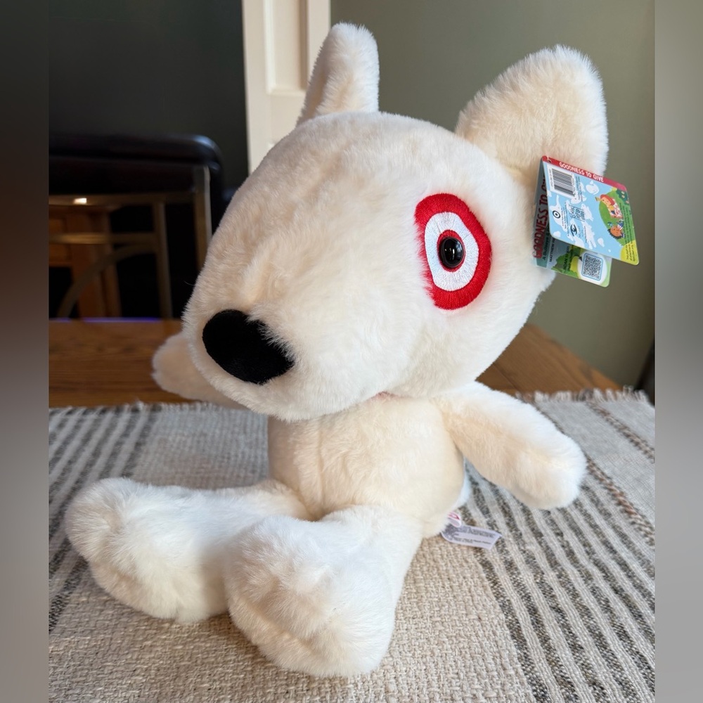 New Target Bullseye Plush Stuffed Animal NWT - Picture 7 of 10